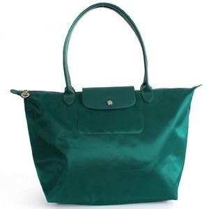 Longchamp Paris Le Pliage Neo Tote Emerald Bag